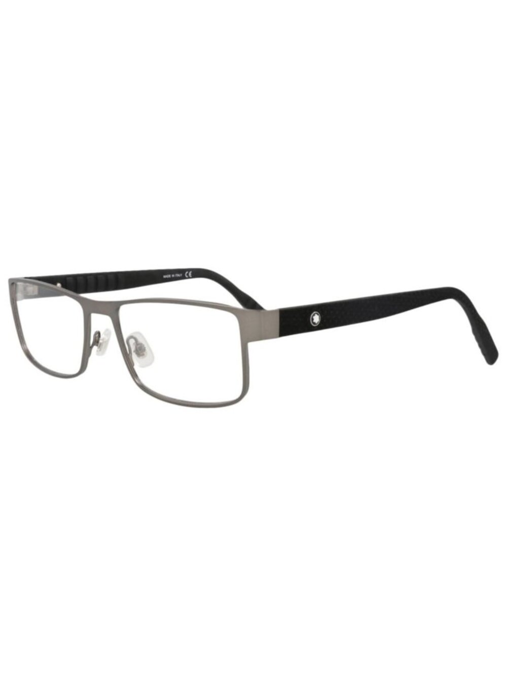 New Montblanc Mens Square/Rectangle Ruthenium Black Transparent Fashion Designer